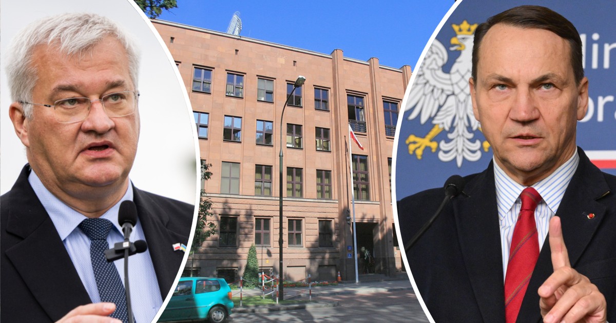 Radosław Sikorski rozmawiał z Andrijem Sybihą. Ukraińska delegacja opuściła MSZ bez komentarza